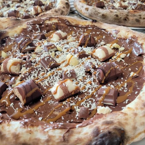 Pizza Tentation, Nutella, Kinder bueno, Kinder maxi, Chocobon, DroopizzBox LOUCHATS